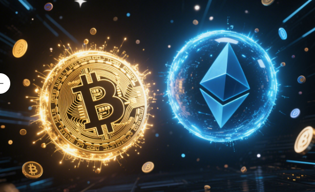 Bitcoin (BTC) and Ethereum (ETH)